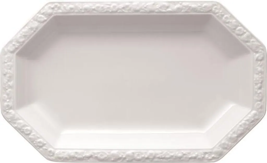 Plat de Présentation Maria Weiss Rosenthal en Porcelaine à Relief 33cm
