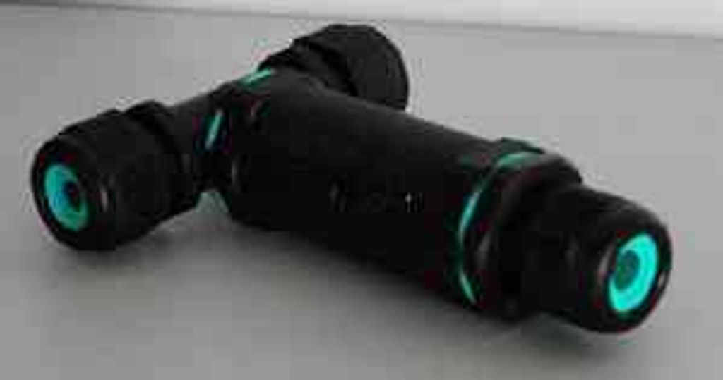 2293 Kabelverbinder T-Stück 5-pol. IP 68 Ø 30 mm Schwarz
