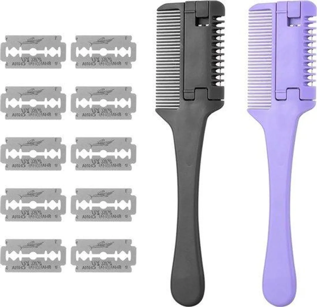 Guide de coupe double pour tondeuse cheveux universel lot de 2 pièces