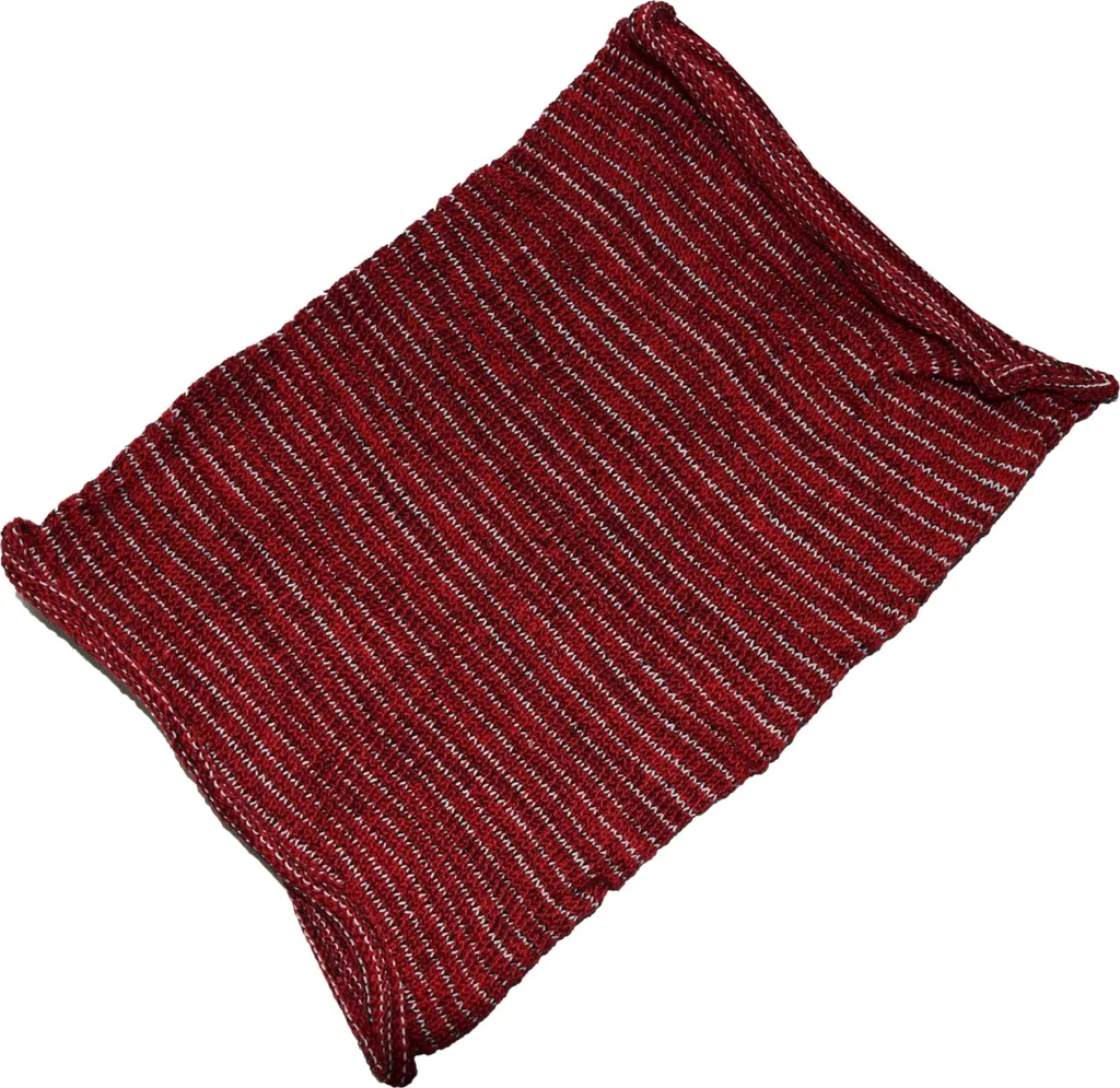Fascia Capelli Rossa Simandra - Sciarpa Avvolgente in Cotone Boho-Chic