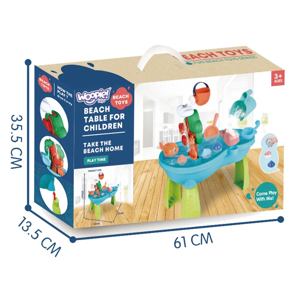 Table d'activités enfant pour sable et eau avec cascade pour le jardin - 8