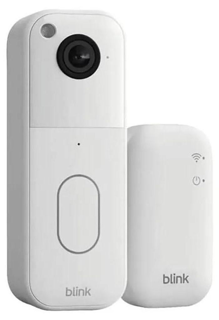 Blink Video Doorbell - 2nd Gen - smarte Türklingel - mit Kamera - kabellos - 802.11b/g/n - 2.4 Ghz - weiß