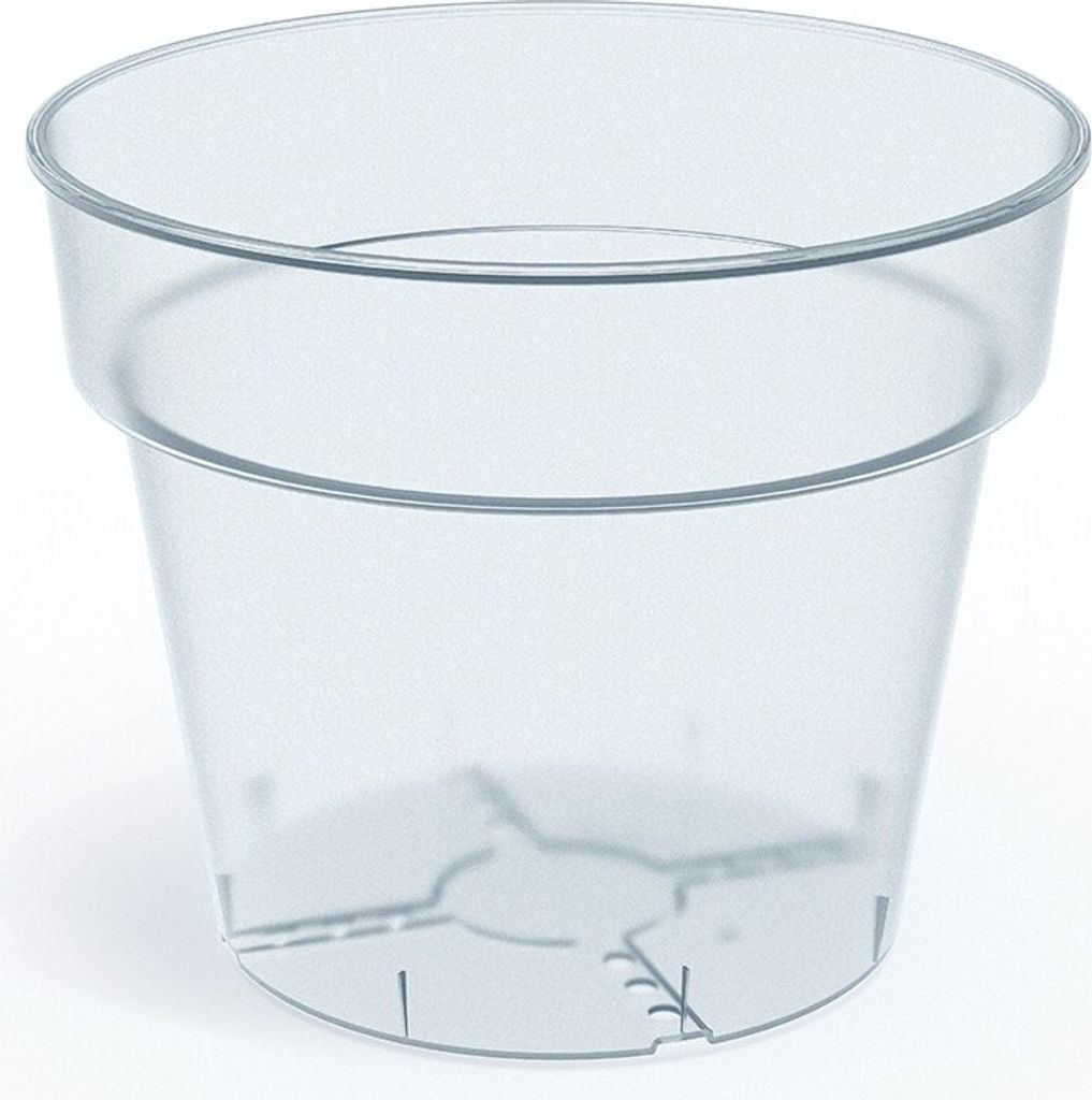 Plastový květináč PLANTIS transparentní 14,5 cm Obrázek produktu 