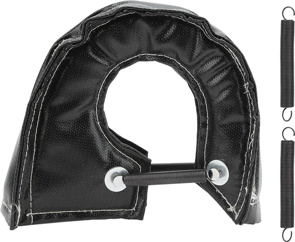 Coperchio del turbocompressore, copertura di protezione termica per turbocompressore T3 T25 T28 GT25 GT35, nero - 1
