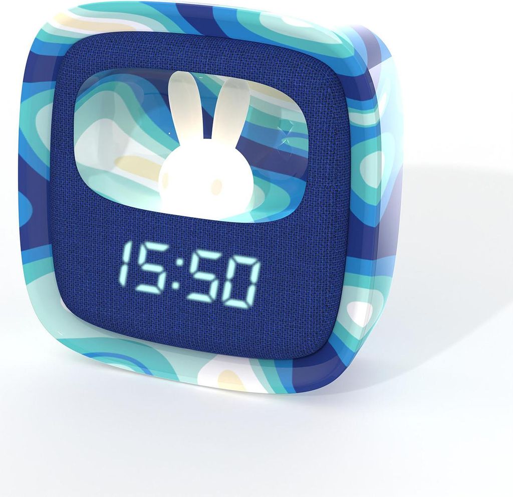 Sveglia MOB con luce Billy Clock Onda blu Immagine del prodotto 