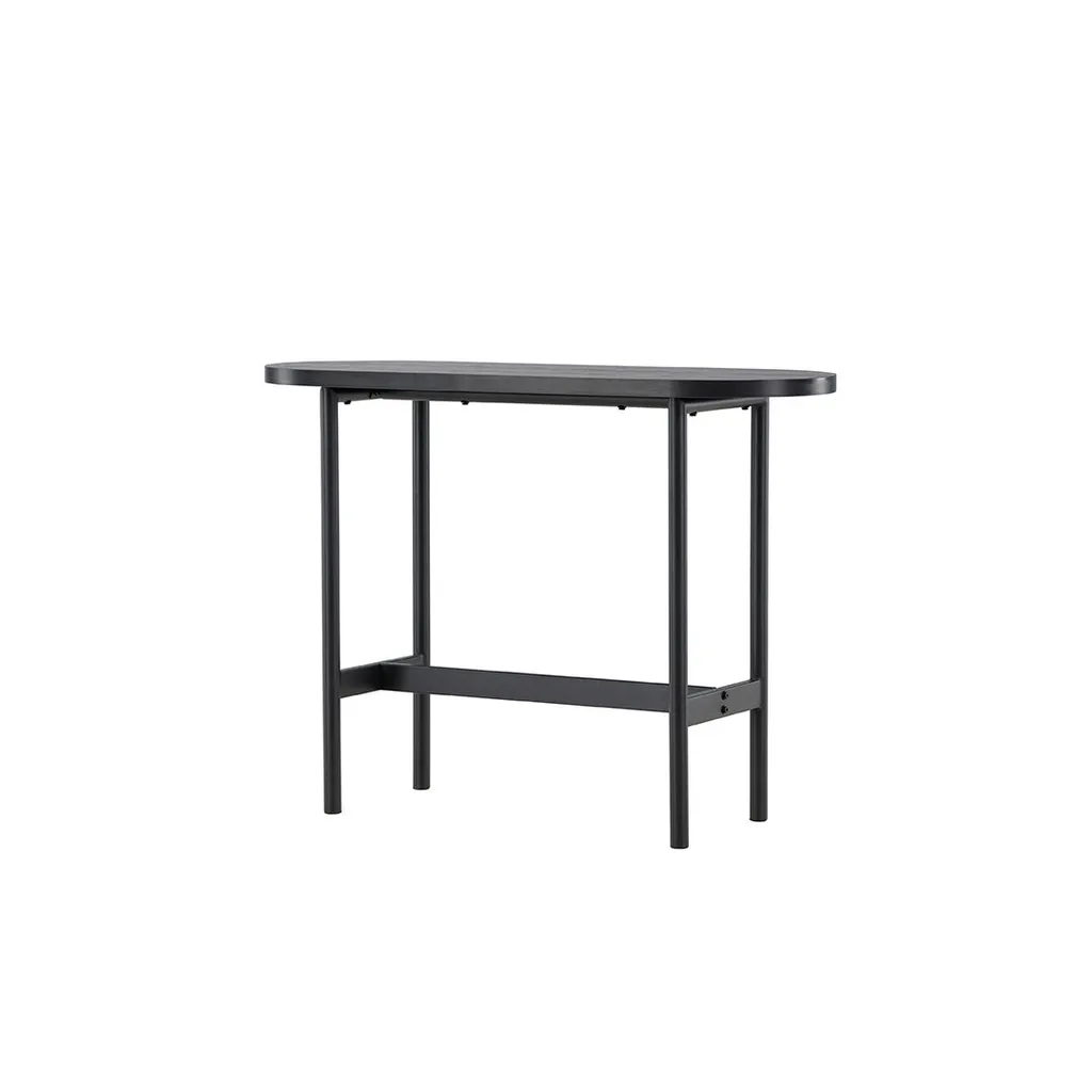 Table d'appoint Skate Noire en Métal pour Salon et Chambre Style Urbain