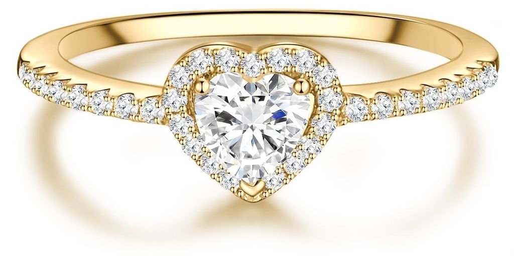 Trilani Ring Herz Sterling Silber Zirkonia 50030192 50