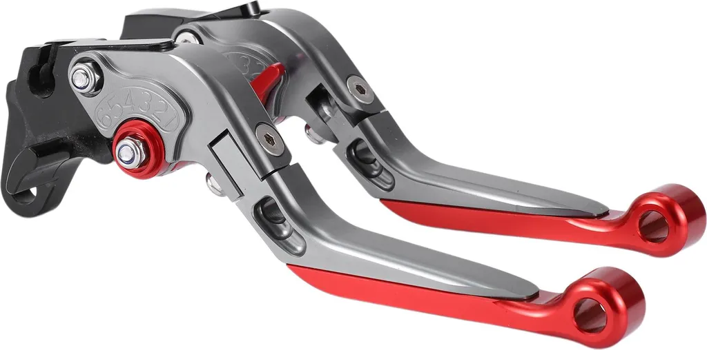 Leviers réglables Yamaha WR125X alu CNC frein embrayage rouge