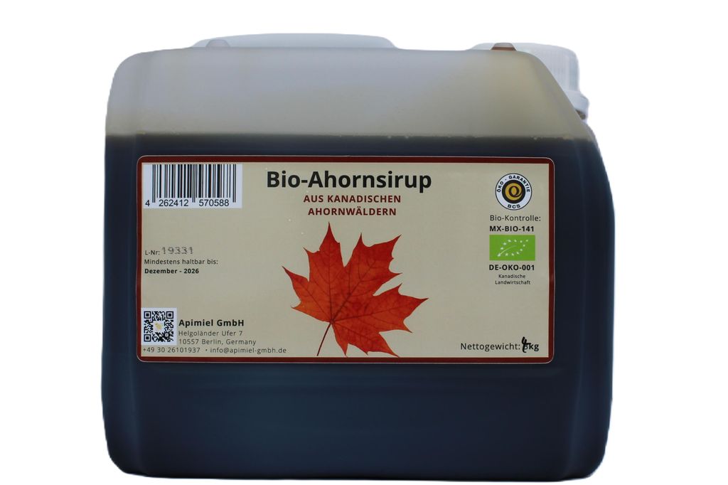 -Ahornsirup aus Kanada im Kanister, 4kg Produktbild 