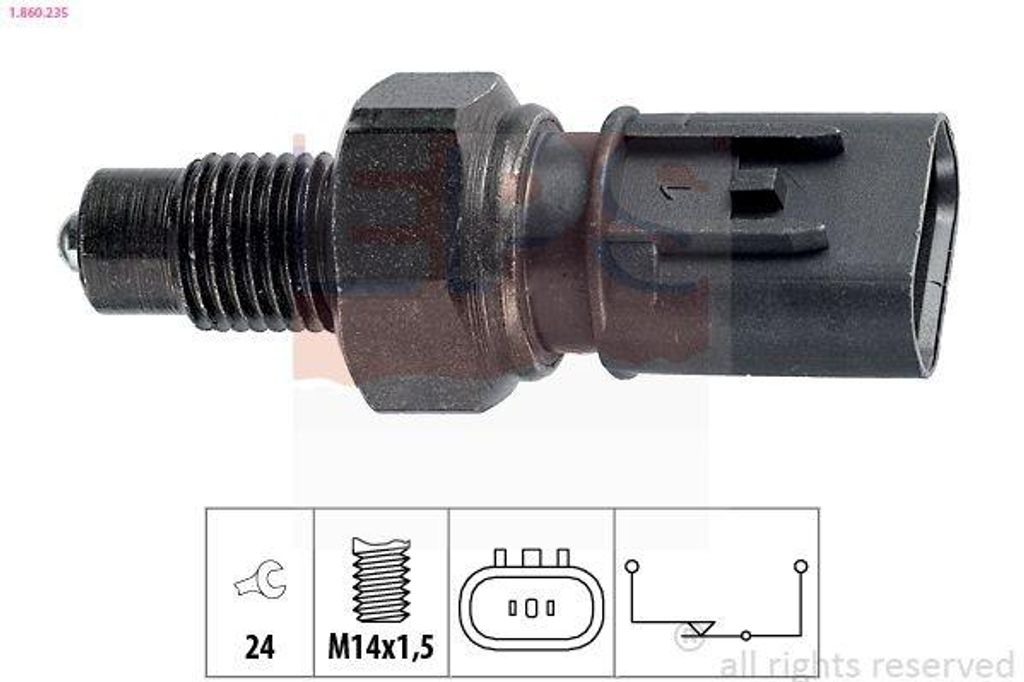 EPS Rückfahrschalter 1.860.235 für HYUNDAI SONATA IV (EF)