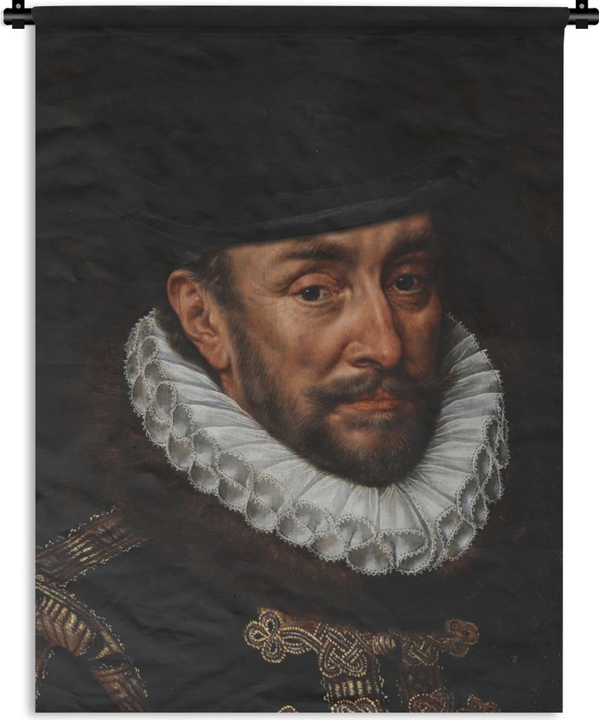 MuchoWow Wandteppich Wandbehang Wilhelm von Oranien - Adriaen Thomasz - Hut 90x120 cm Tapisserie Dekoration Wandtuch - Wanddeko
