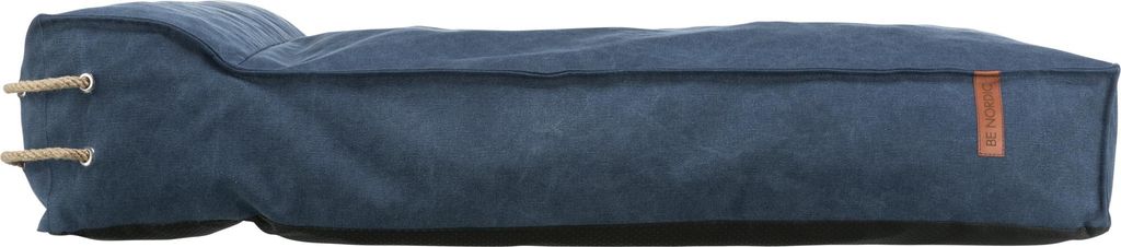 Coussin BE NORDIC Föhr 120 × 90 cm bleu foncé Image du produit 
