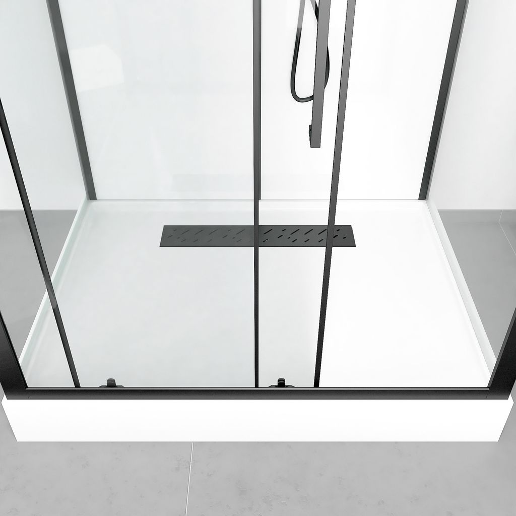 Dusche Komplett MARWELL Komplettdusche Fertigdusche White Produktbild 4