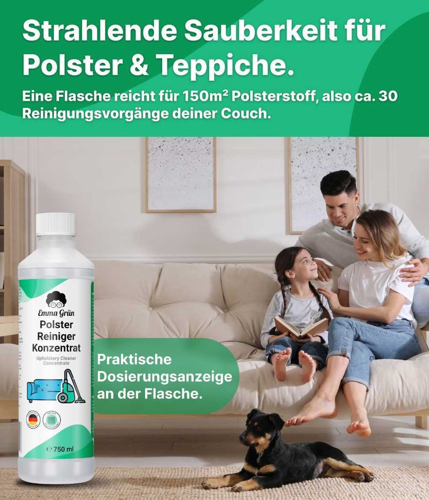 Emma Grün® Polsterreiniger Konzentrat [ Germany] –