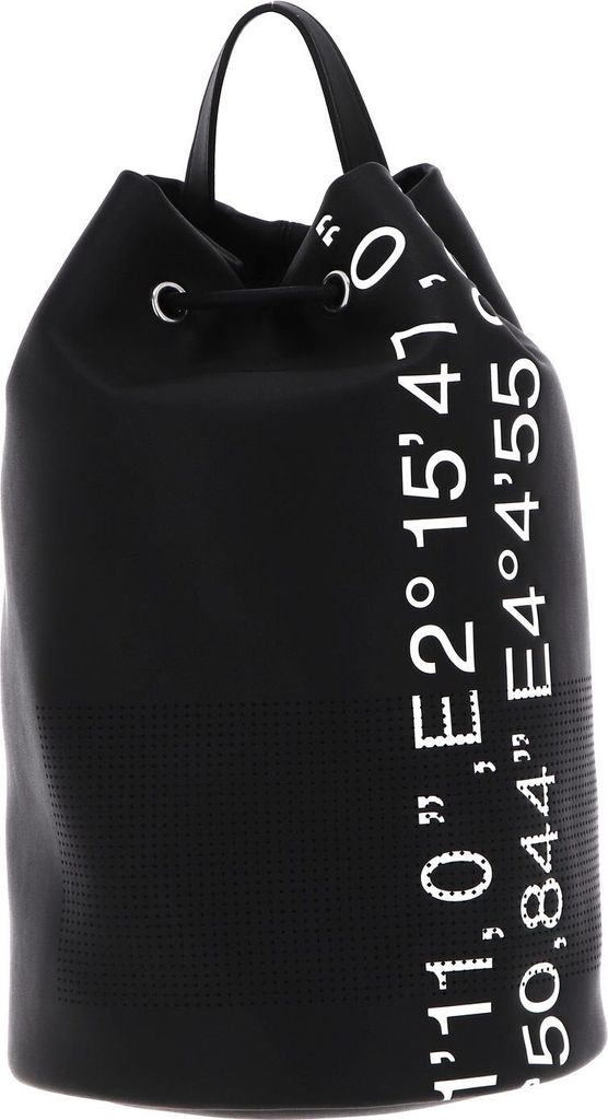 LACOSTE Freizeitrucksack Rucksack Sailor Backpack Noir Blanc schwarz