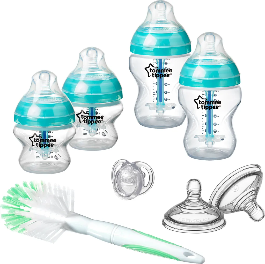 Kit biberons allaitement mixte Tommee Tippee Advanced transparent