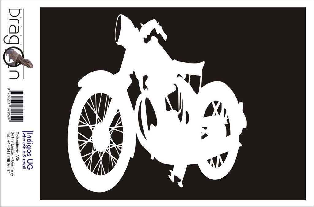 Aufkleber / Autoaufkleber - JDM / Die cut / Auto / OEM - Hurley motor - 210X210mm silber - Heckscheibe / Heckscheibenaufkleber