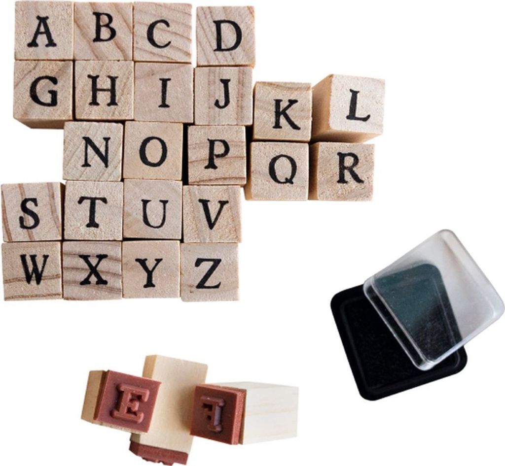 Stempelset Alphabet A-Z Einschulung Produktbild 
