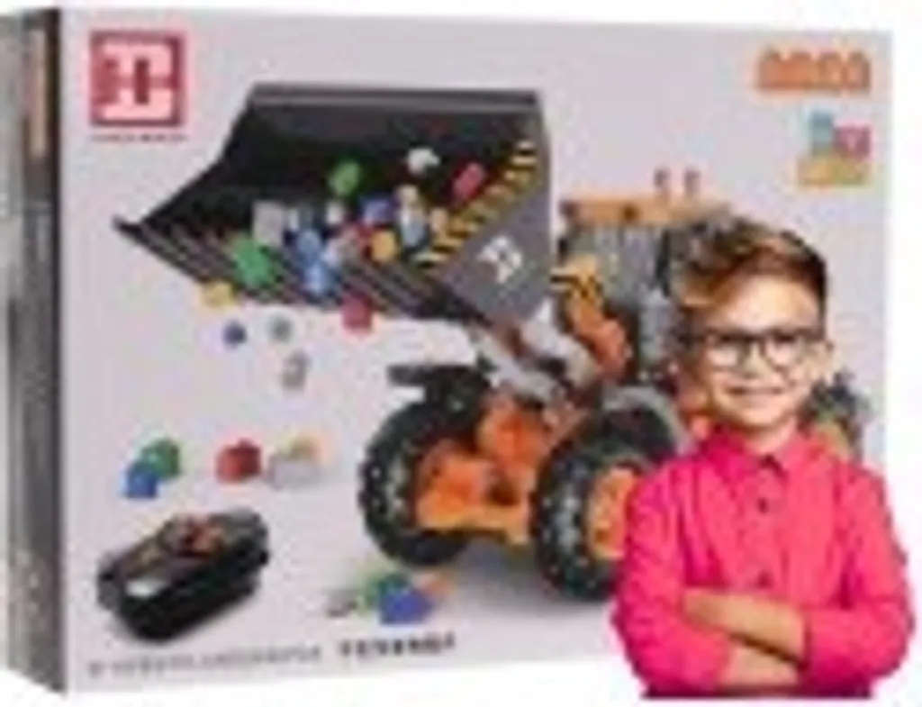 Jeu de Construction Bulldozer Télécommandé R/C - Kit Complet 653 Pièces