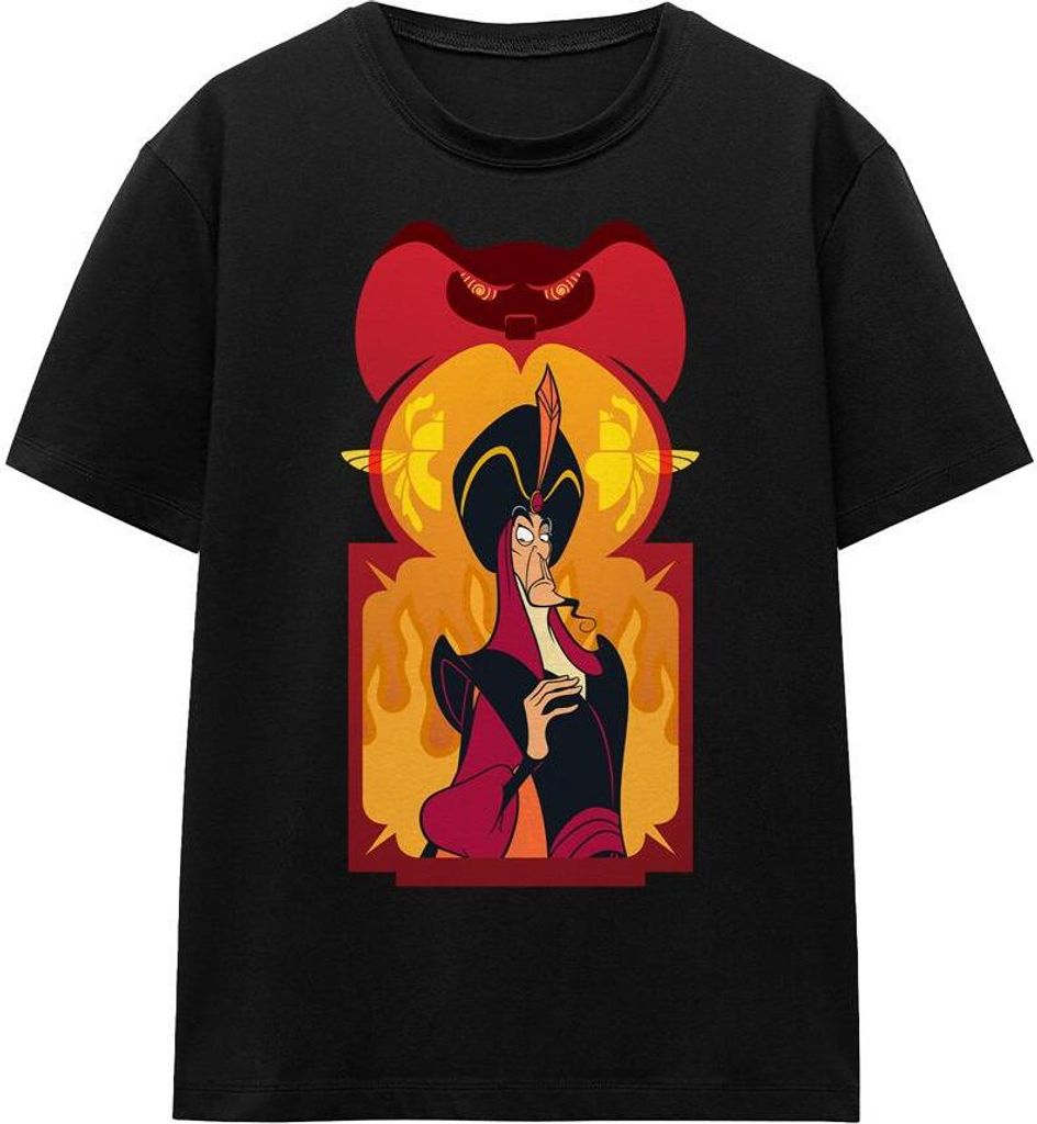 Aladdin - "The Evil Sorcerer" T-Shirt für Herren/Damen Uni TV17102 (S) (Schwarz)