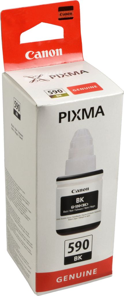Canon GI-590 Schwarz Tintenbehälter, Canon, Schwarz, 135 Produktbild 