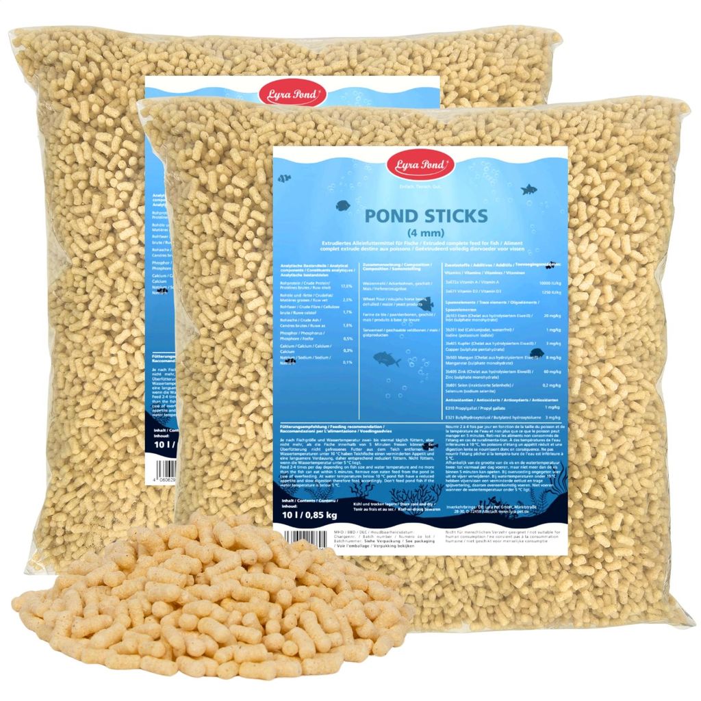 2 confezioni da 10 litri (1,7 kg) di Lyra Pond® Pond Immagine del prodotto 