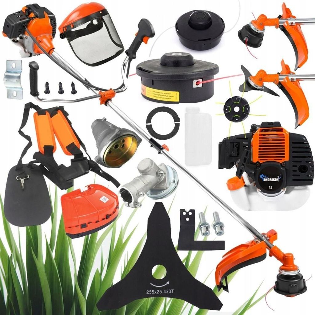 ONDRAGON OD9153 Motorsense Rasentrimmer Benzin Sense Produktbild 