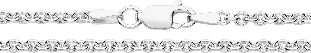 Collier Chaine Maille Rolo Argent 925 pour Femme - Longueur 41cm