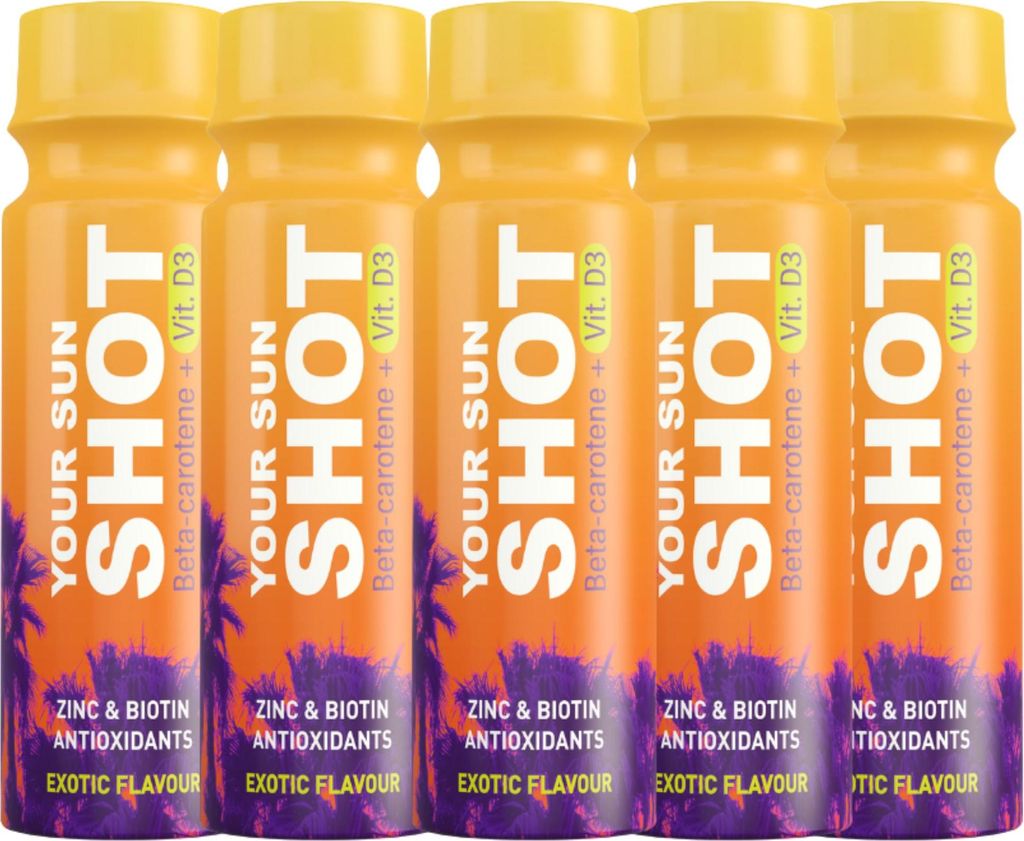 Your Sun Shot Vit. D3 bruiningsdrank 5 stuks Productafbeelding 