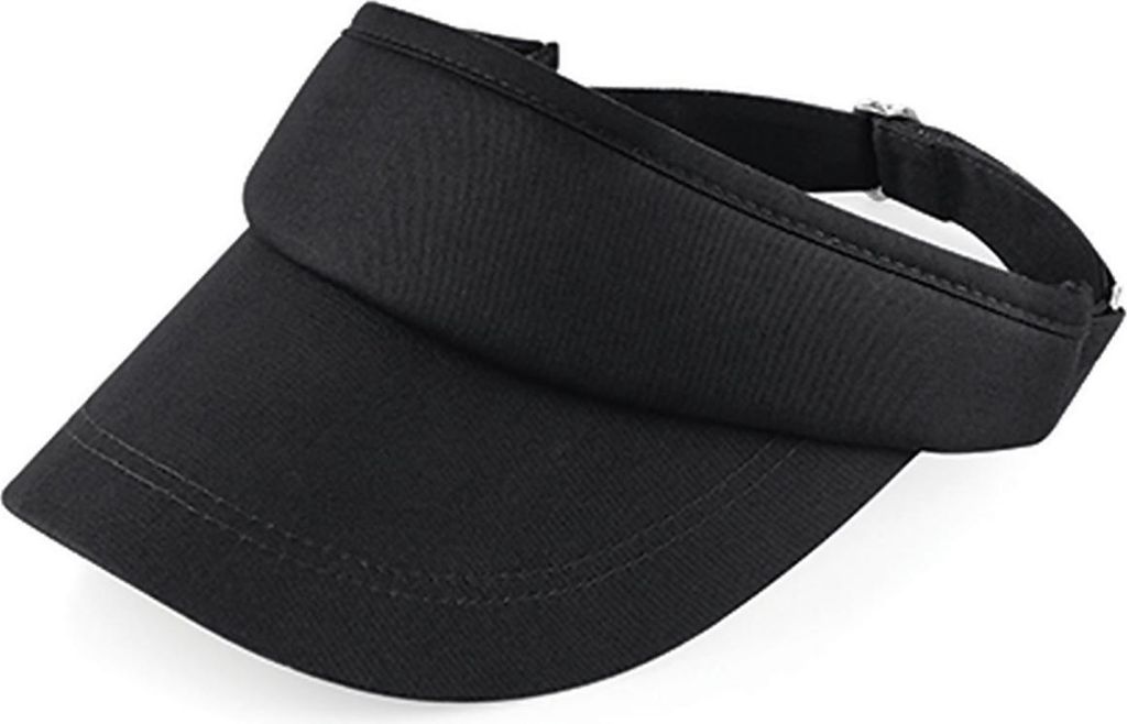 Beechfield B41 | Sports Visor Pare-soleil - Couleur : Black Image du produit 