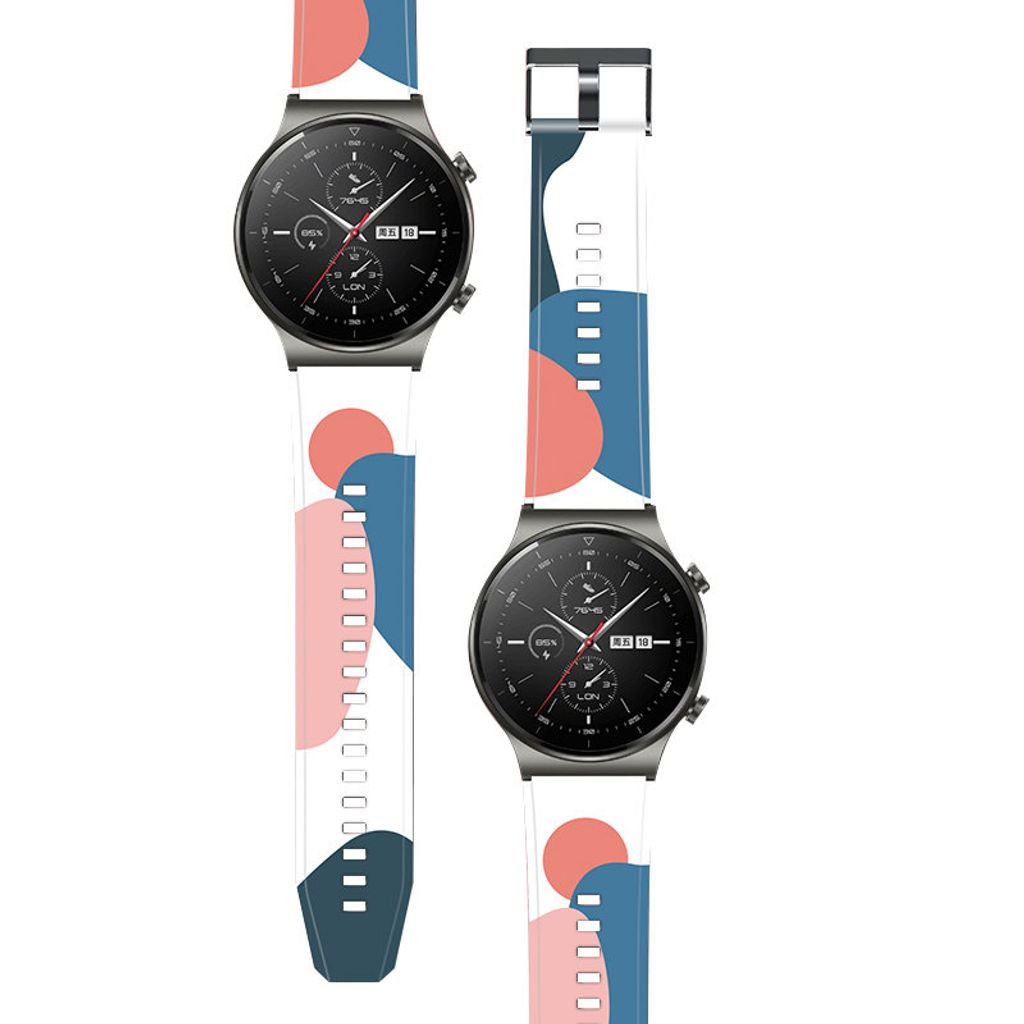 Strap Moro band für Huawei Uhr GT2 Pro silikon strap uhr armband muster 11