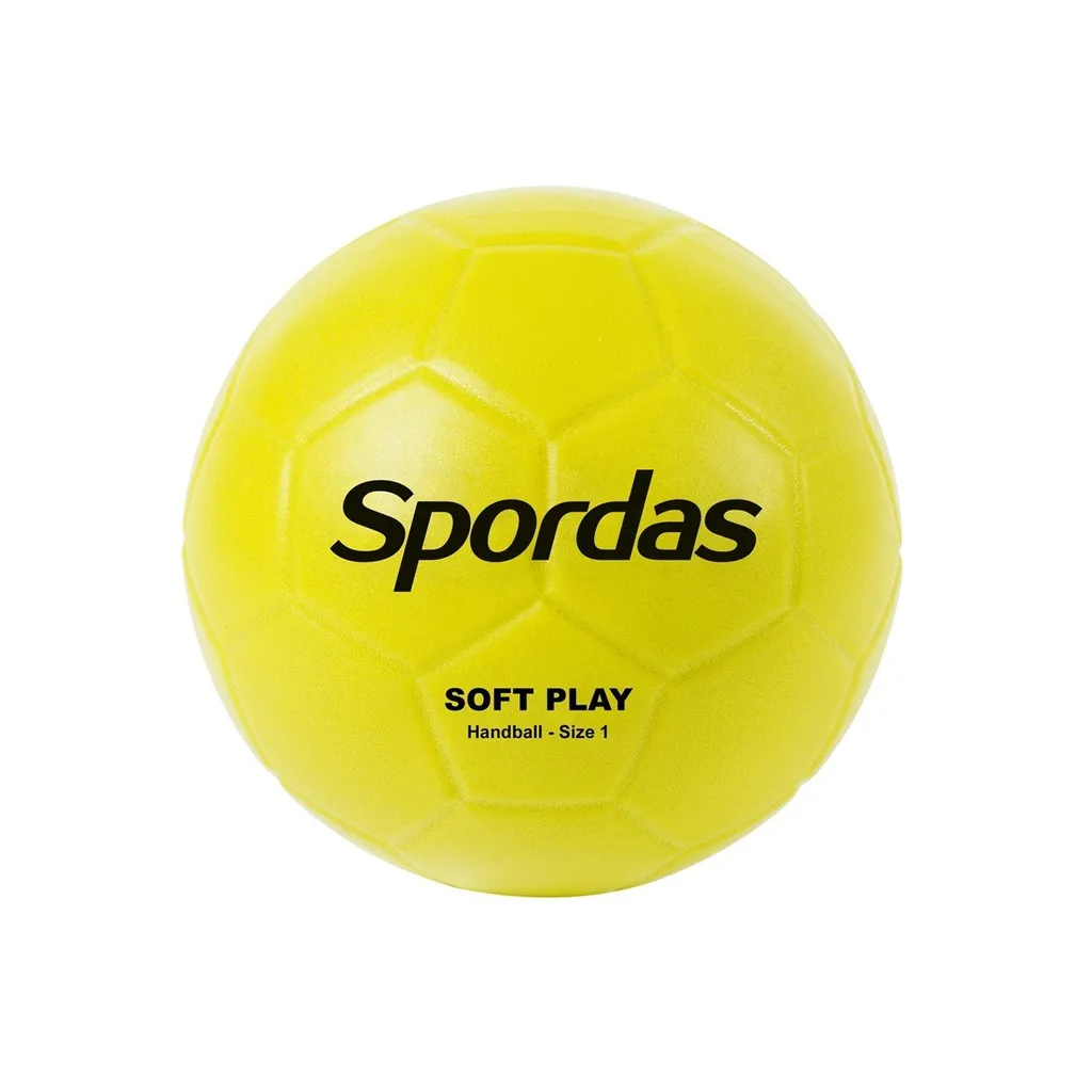 Ballon handball pour activités scolaires Spordas Megaform 16 cm doux