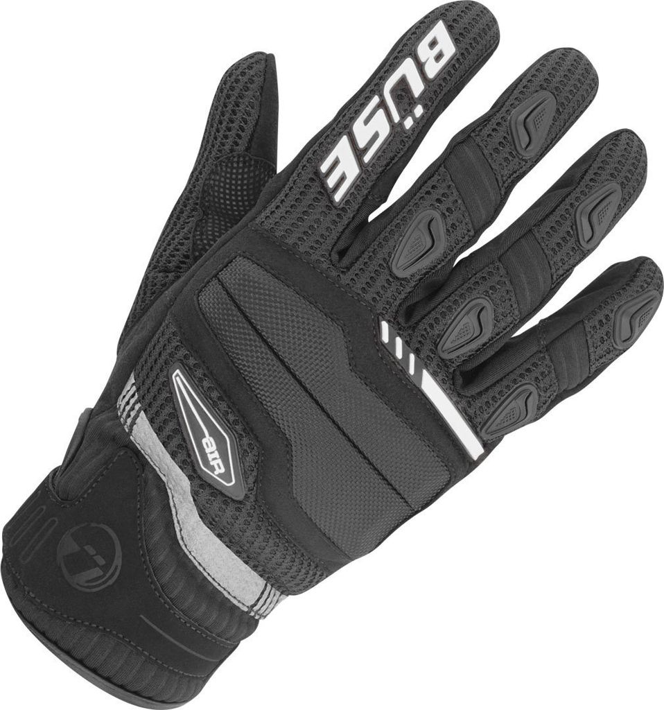 Büse Fresh Motorradhandschuhe, schwarz/weiß, 9 Produktbild 