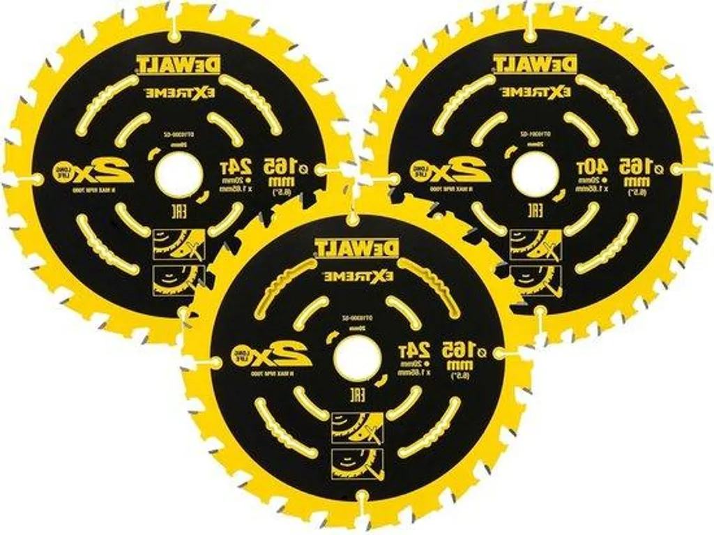 Lame de Scie Circulaire DT10397 Anti-Clous pour Coupes Propres et Faciles