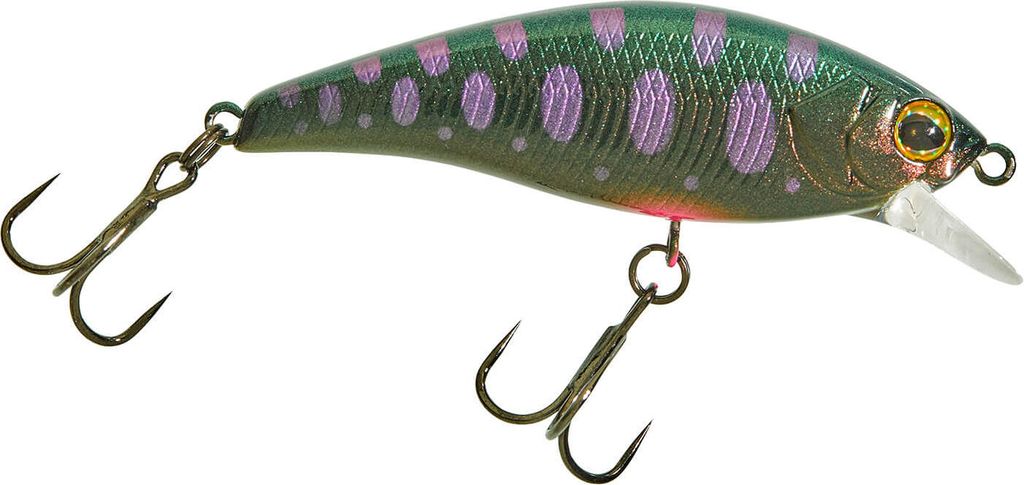 Illex Flat Tricoroll 45 S Wobbler 3,7g Shade Creek