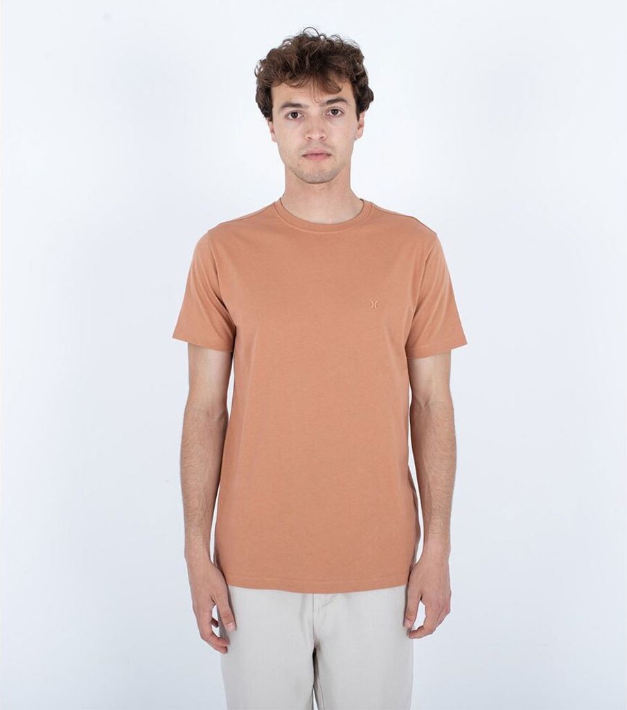 Hurley Mtseu00010 Kurzarm-t-shirt Orange S Mann Orange S