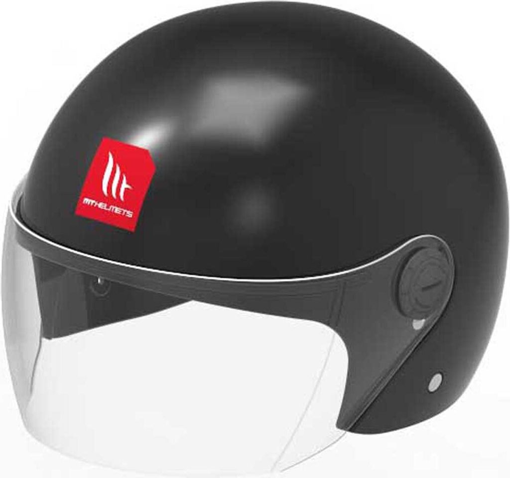 Mt Helmets Street S Jethelm Schwarz M Schwarz M Produktbild 