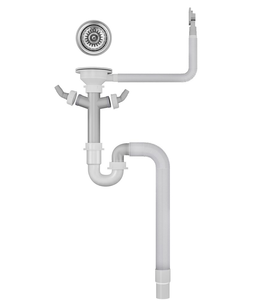 Proaja Ablaufgarnitur Spüle, Überlauf, Siphon Küche Produktbild 