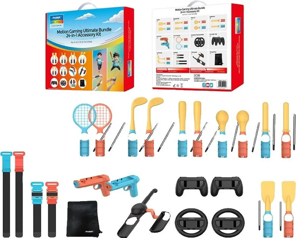 Accessoires mouvement Switch pour jeux de sport et fitness en famille