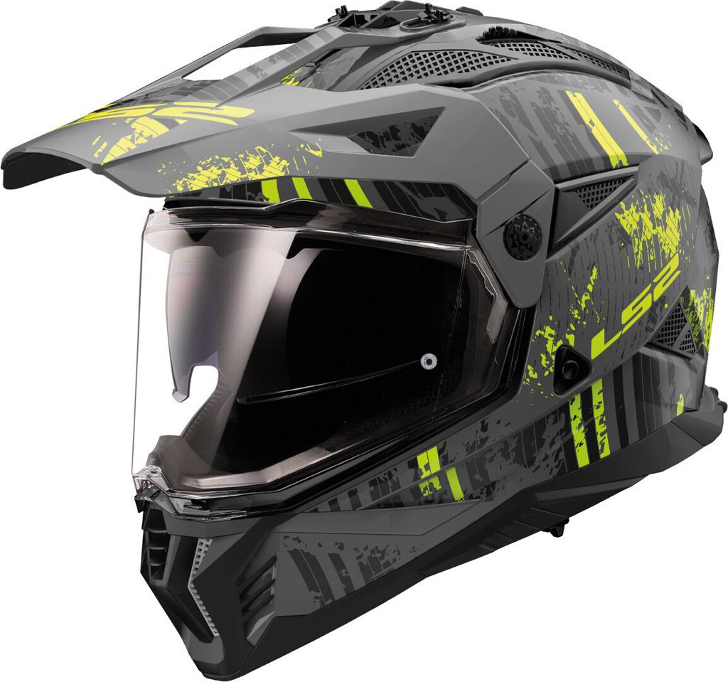 LS2 MX702 Pioneer II Crazy Motocross Helm, grau Obrázek produktu 