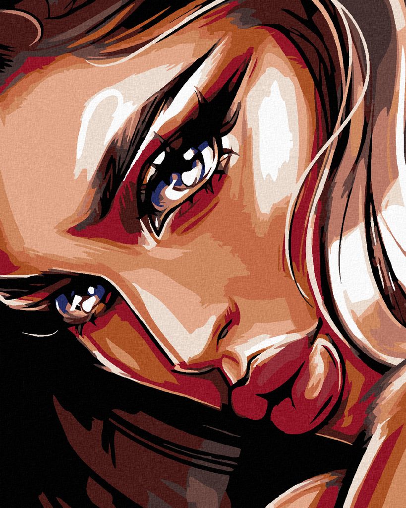 Zuty - Malen nach Zahlen - KLARER BLICK, 40x50 cm, ohne Keilrahmen