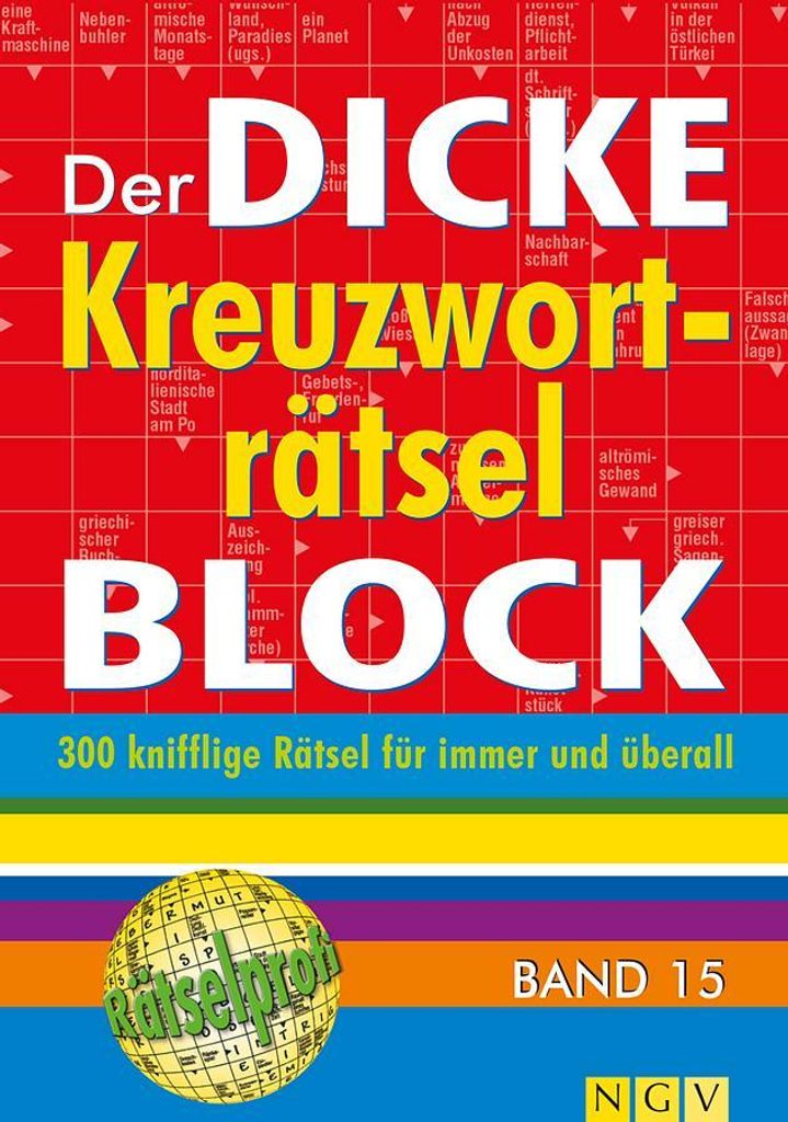 Der dicke Kreuzworträtsel-Block Image du produit 