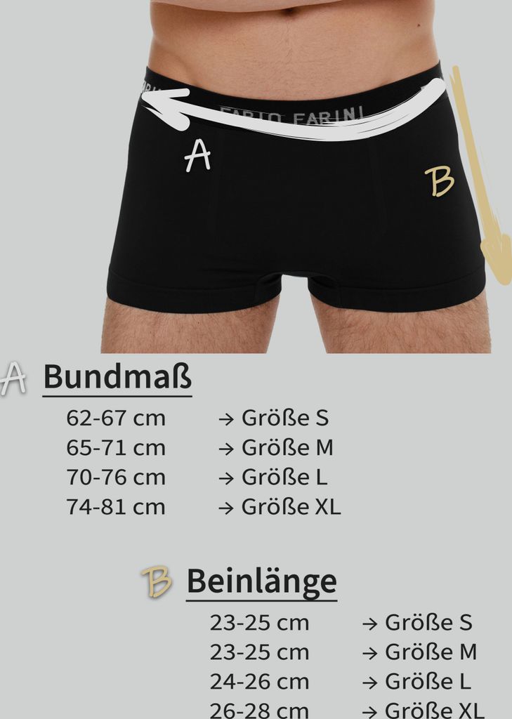 Fabio Farini - 8 Stück Herren Retroshorts -  Mehrpack aus Produktbild 20