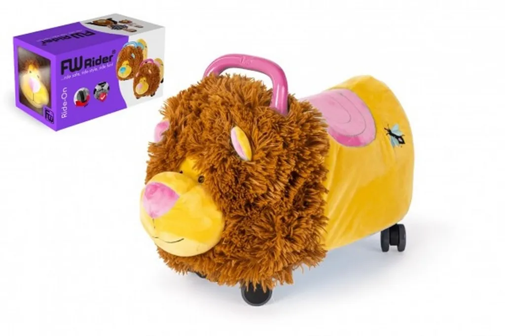 Jouet à Chevaucher Lion 12 Mois+ pour Développement Moteur Bébé 50cm 25kg