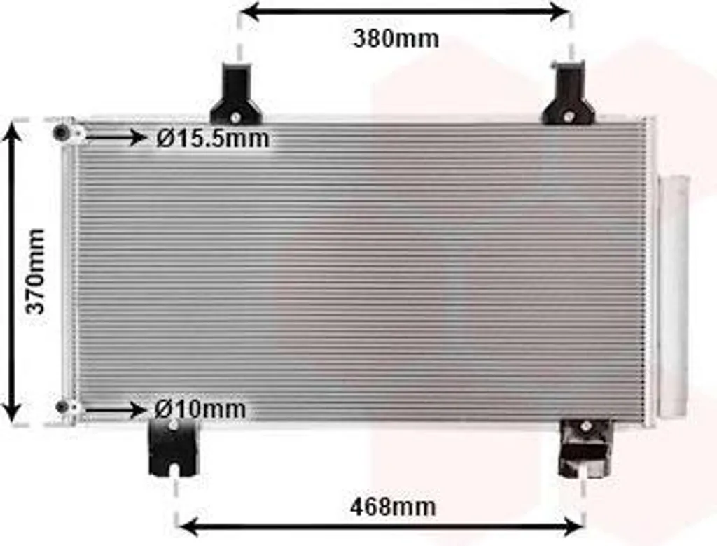 Radiateur de climatisation pour voiture Honda - Condenseur alu 1731-2587