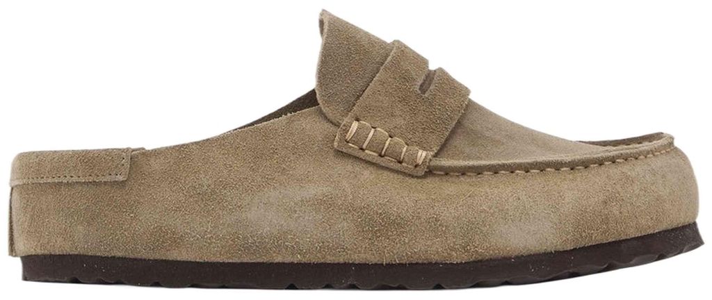 Birkenstock Naples Wrapped Suede Leather Taupe 42 Produktbild 