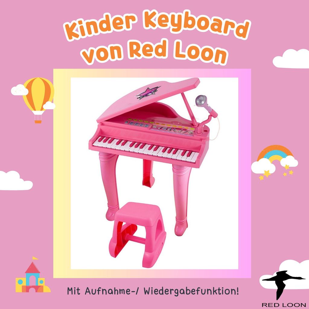 WinFun Kinderpiano Kinder Klavier Keyboard Spielzeug Flügel Produktbild 