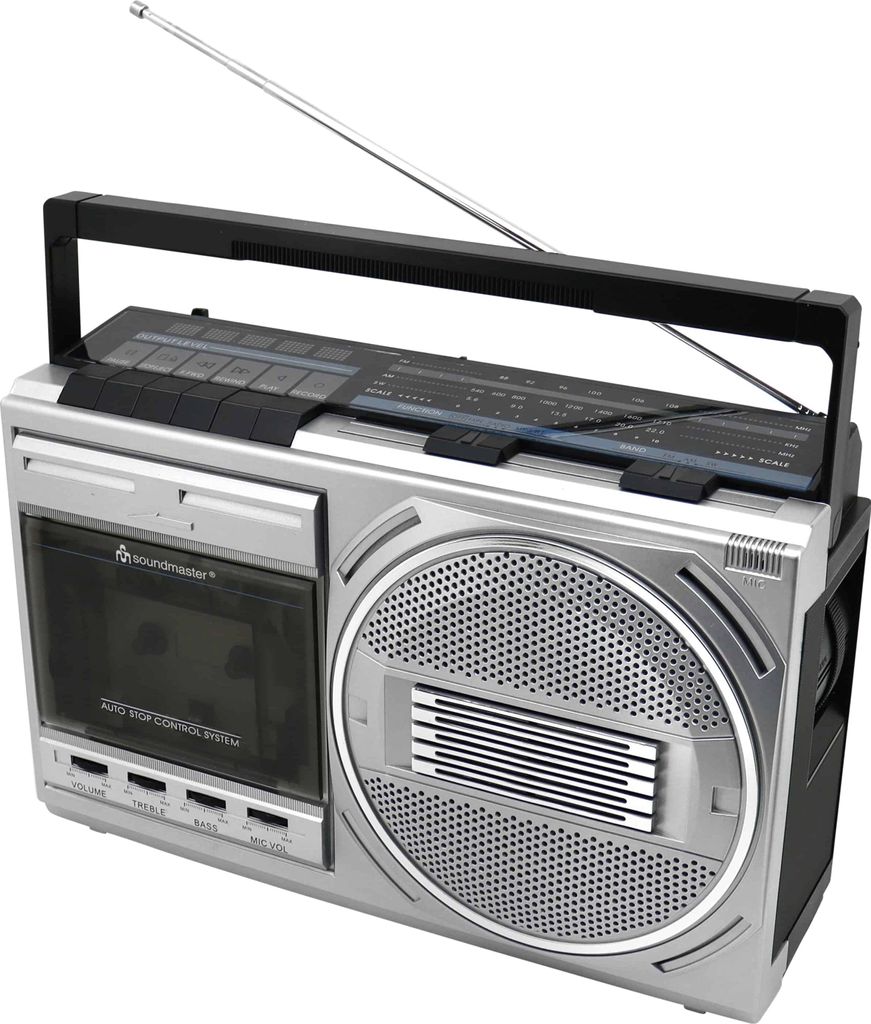 Radio cassette Mono Bluetooth RR20SI Argent Image du produit 