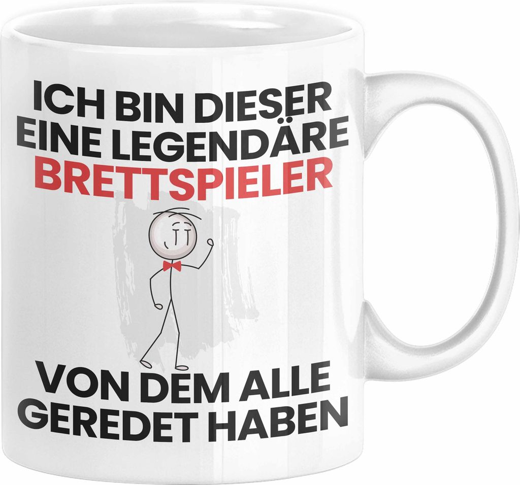 Brettspieler Geschenk Tasse Lustige Geschenkidee Geburtstag für Brettspieler Ich Bin Dieser Legendäre Brettspieler Von Dem Alle Geredet Haben Kaf...
