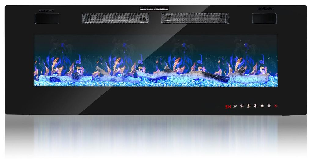 Vigevee Elektrický krb, 127 cm, vstavaný model, 1500W, Obrázok produktu 